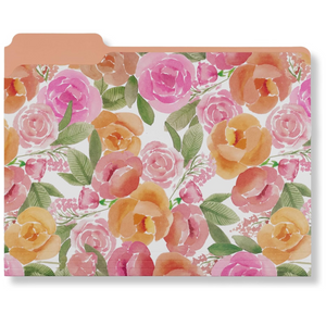 File Folders, Full Posey and Bold Floral