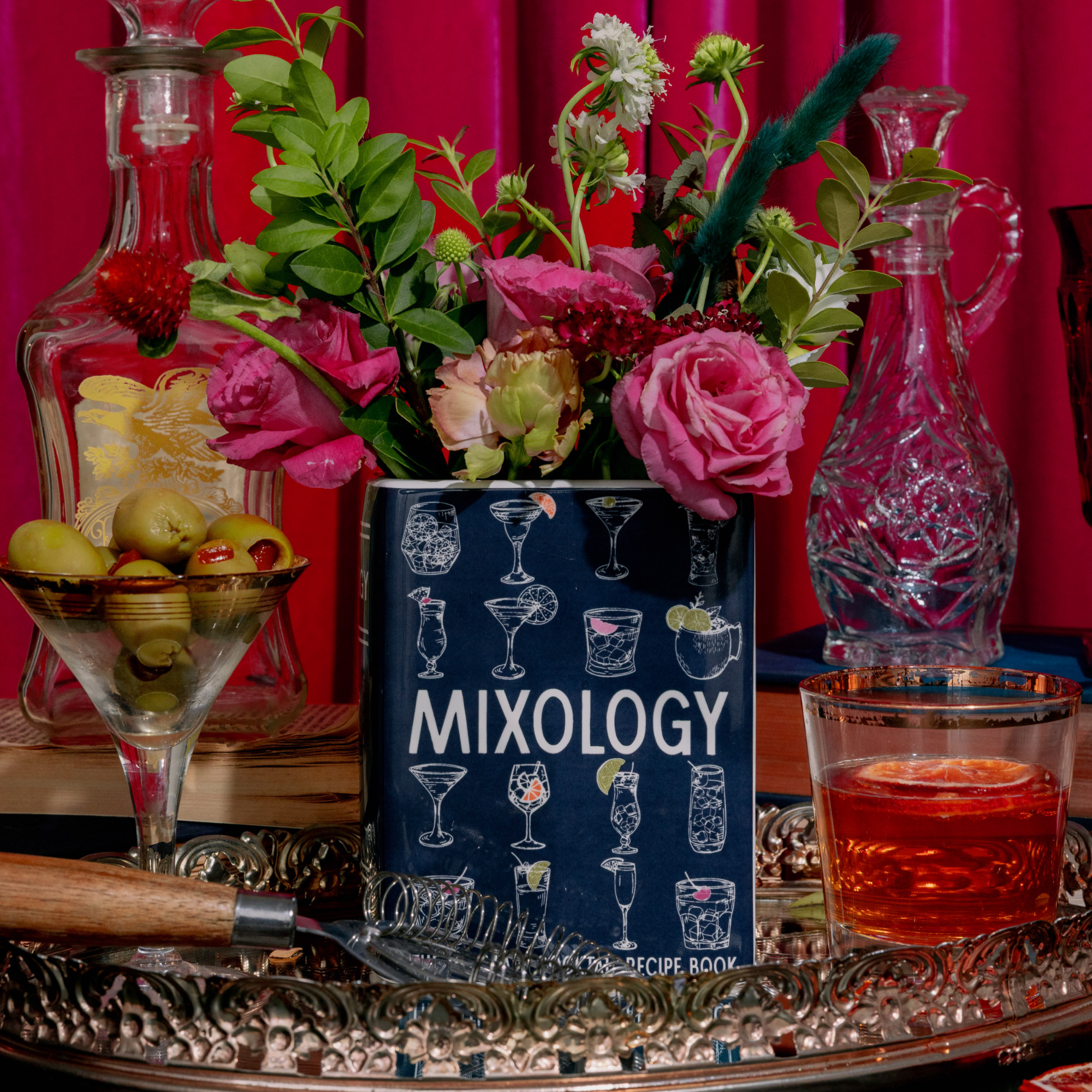 Small Book Vase, Mixology