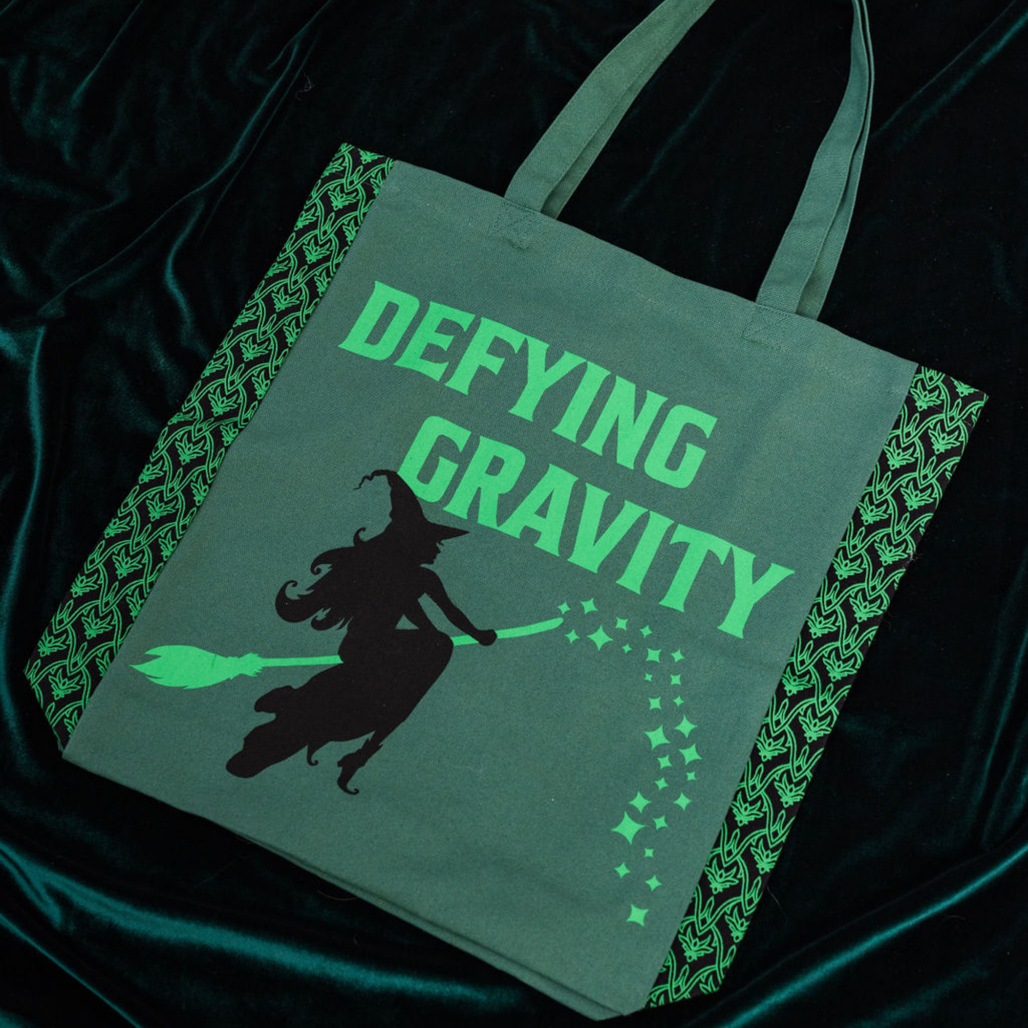 Canvas Tote Bag, Defying Gravity