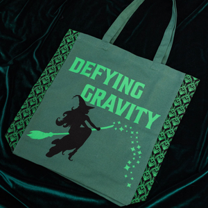 Canvas Tote Bag, Defying Gravity