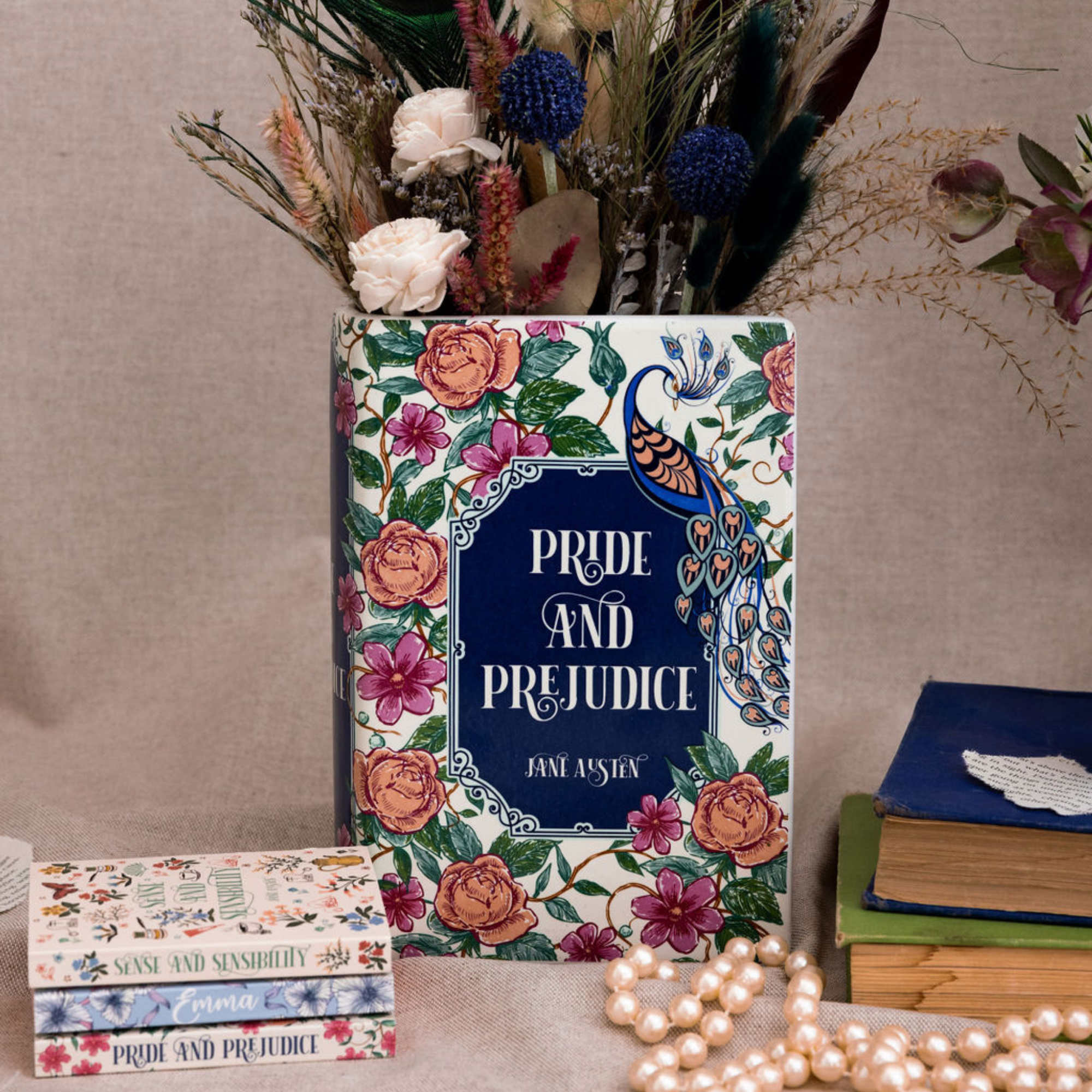 Large Book Vase, Pride and Prejudice