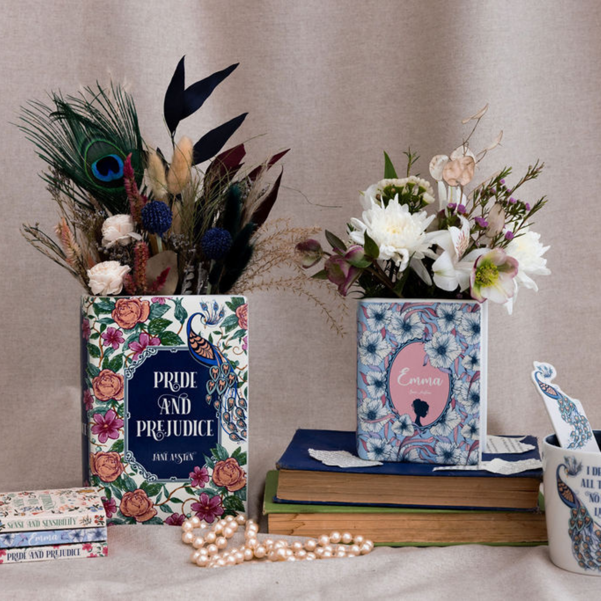 Large Book Vase, Pride and Prejudice