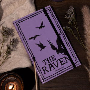 Vegan Leather Journal, The Raven (Purple)
