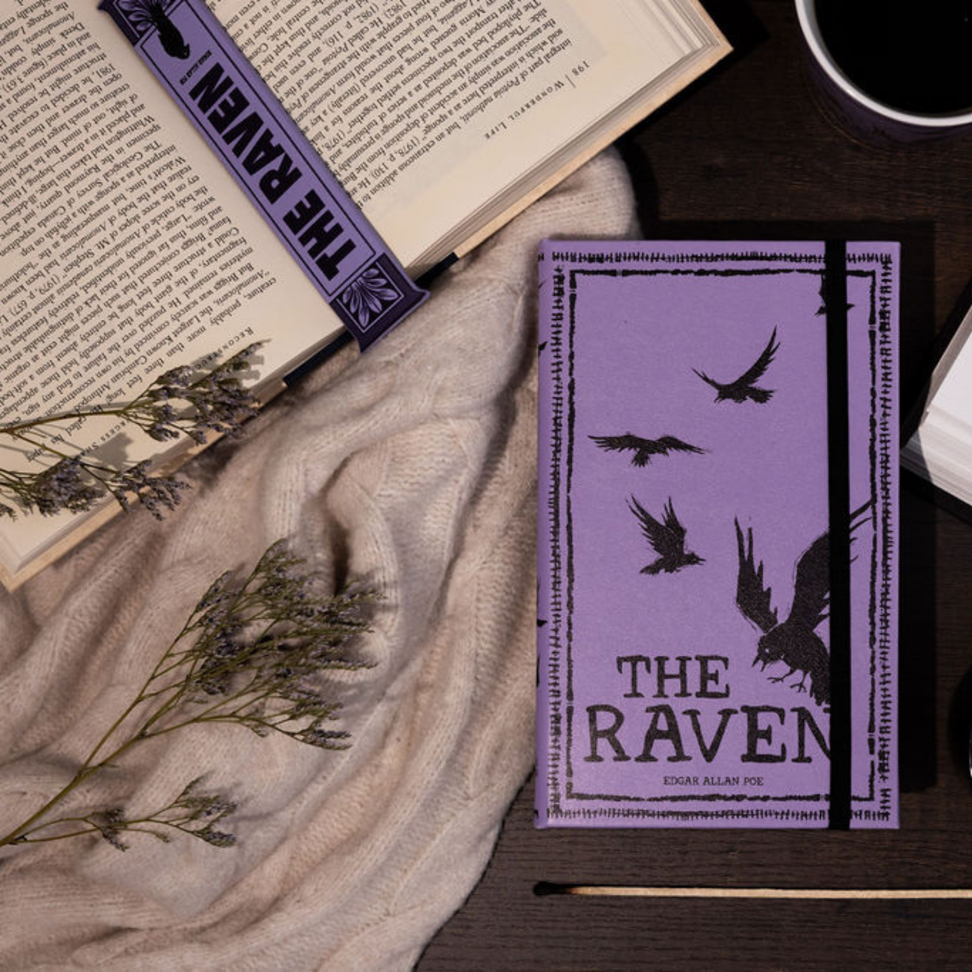 Vegan Leather Journal, The Raven (Purple)