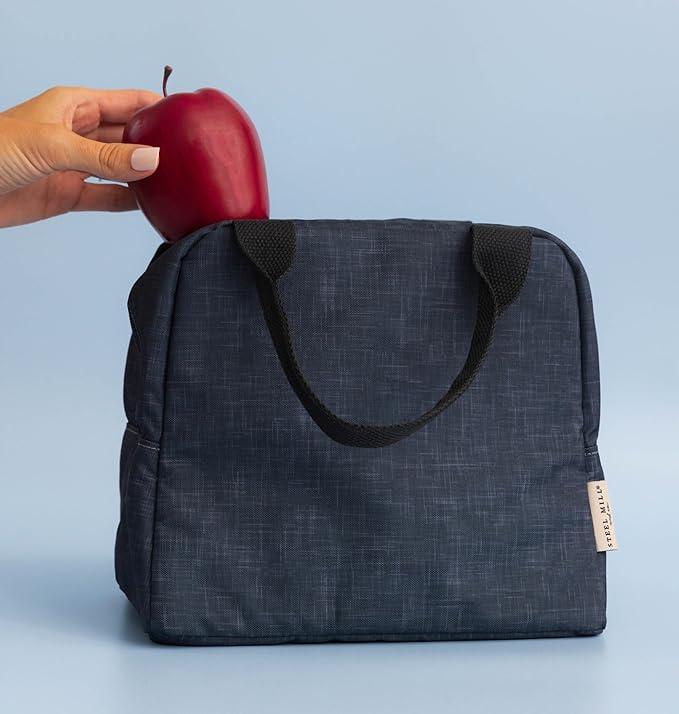 Small Lunch Tote Grey Steel Mill Gifts