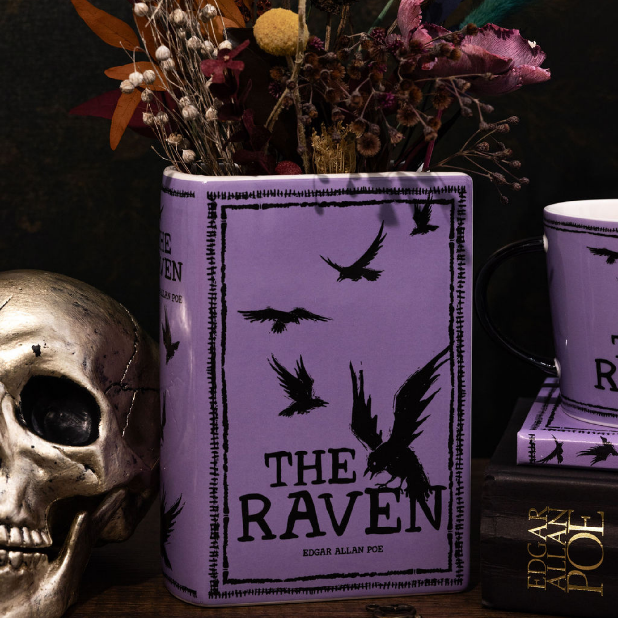 Large Book Vase, The Raven
