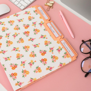 File Folders, Full Posey and Bold Floral