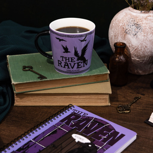 Ceramic Mug, The Raven (Purple)
