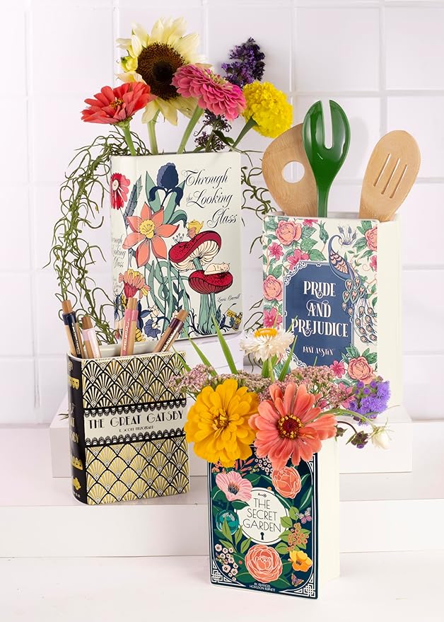 Small Book Vase, Great Gatsby