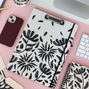 Clipboard Folio, Hand Drawn Floral