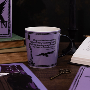 Ceramic Mug, The Raven (Purple)
