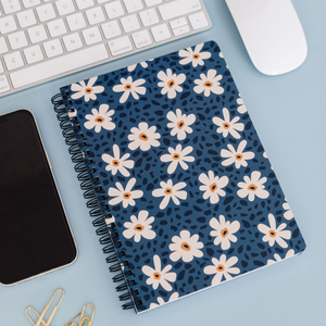 Mini Notebook, Leopard Daisy
