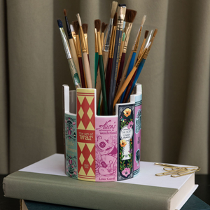 Ceramic Desk Pot, Stack of Classics