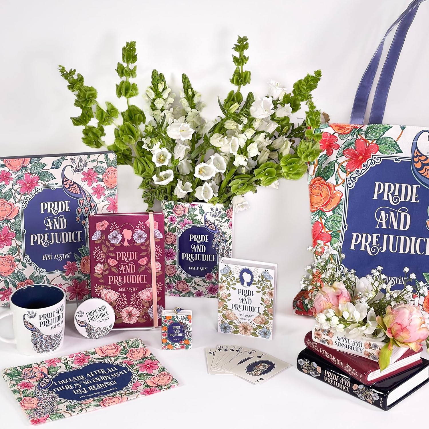Stacked Books Planter, Jane Austen