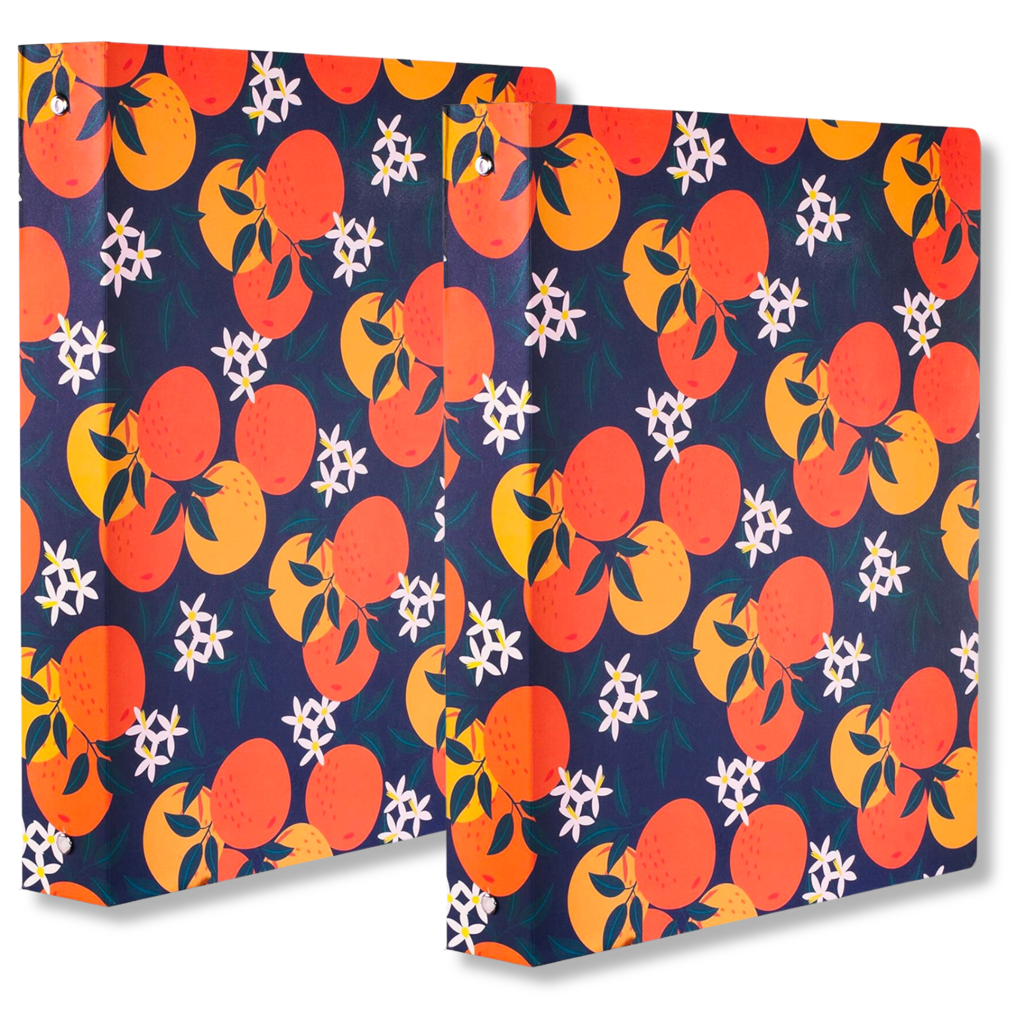 Three Ring Binder, Orange Blossom, 2 Pack