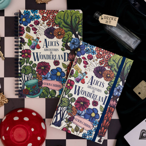 Vegan Leather Journal, Alice's Adventures in Wonderland