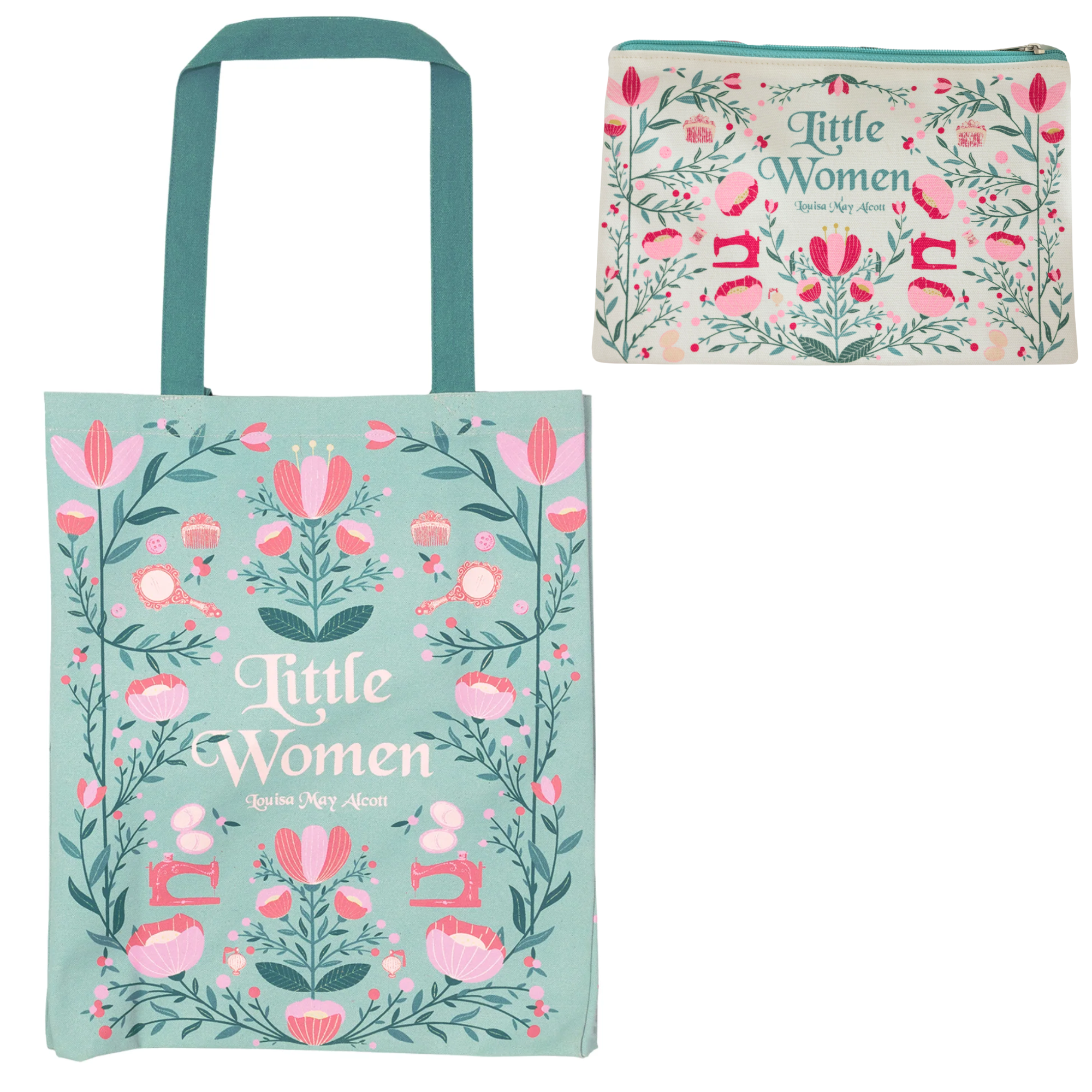 Little Women Canvas Tote and Pouch Set