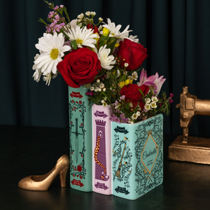 Triple Book Vase, Grimm's Fairy Tales