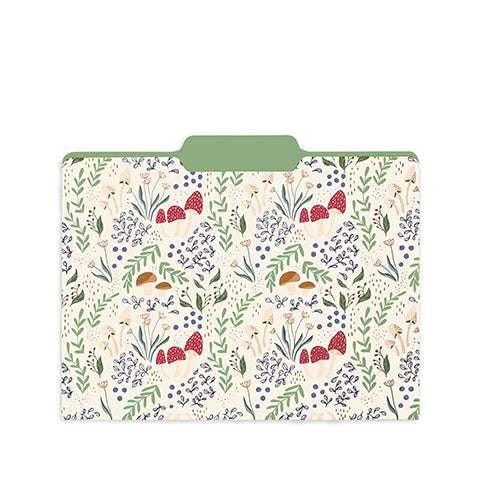 File Folder Set of 9, Mushroom