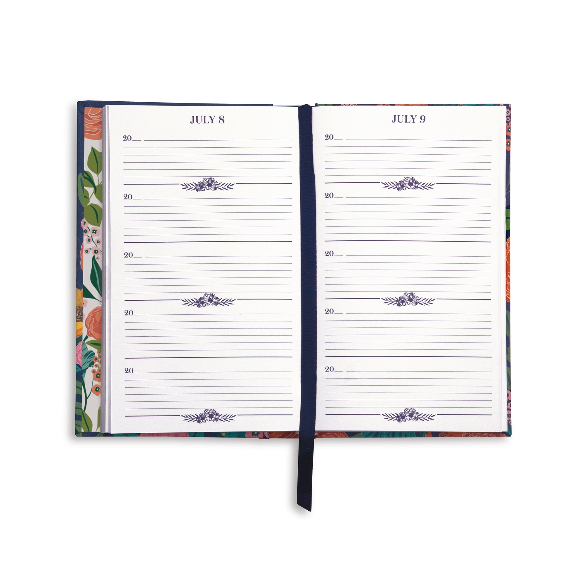 Five Year Journal, Garden Blooms - Steel Mill Gifts