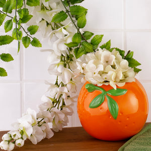 Ceramic Vase, Orange