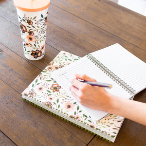 Mini Notebook, Woodland Floral