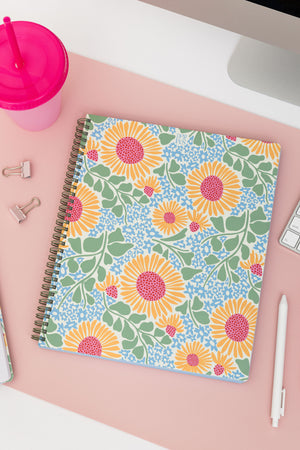 Large Notebook, Sunflower
