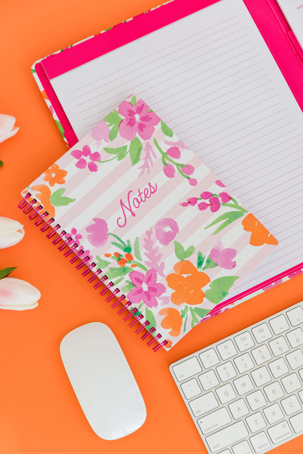 Mini Notebook, Watercolor Flowers