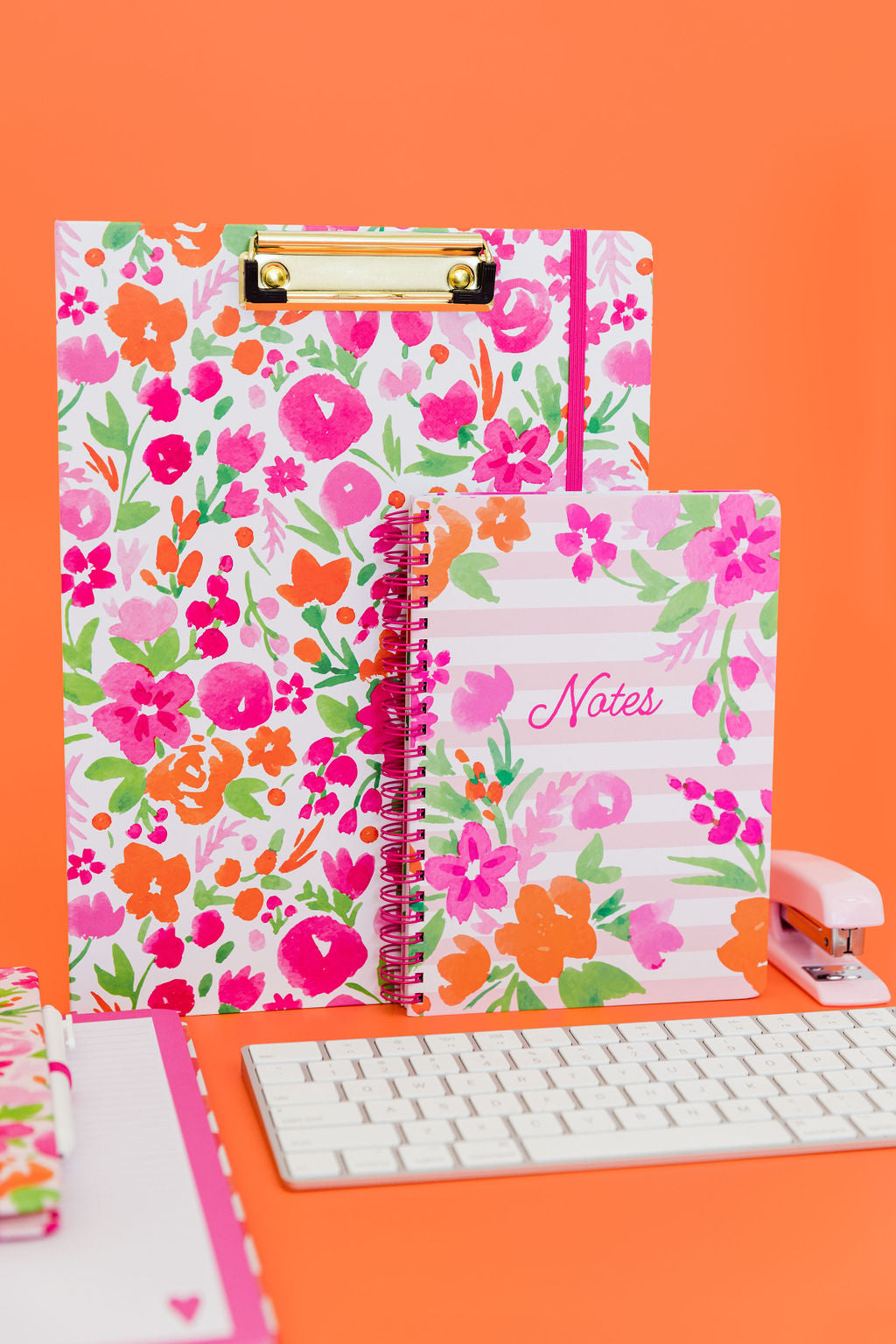 Mini Notebook, Watercolor Flowers