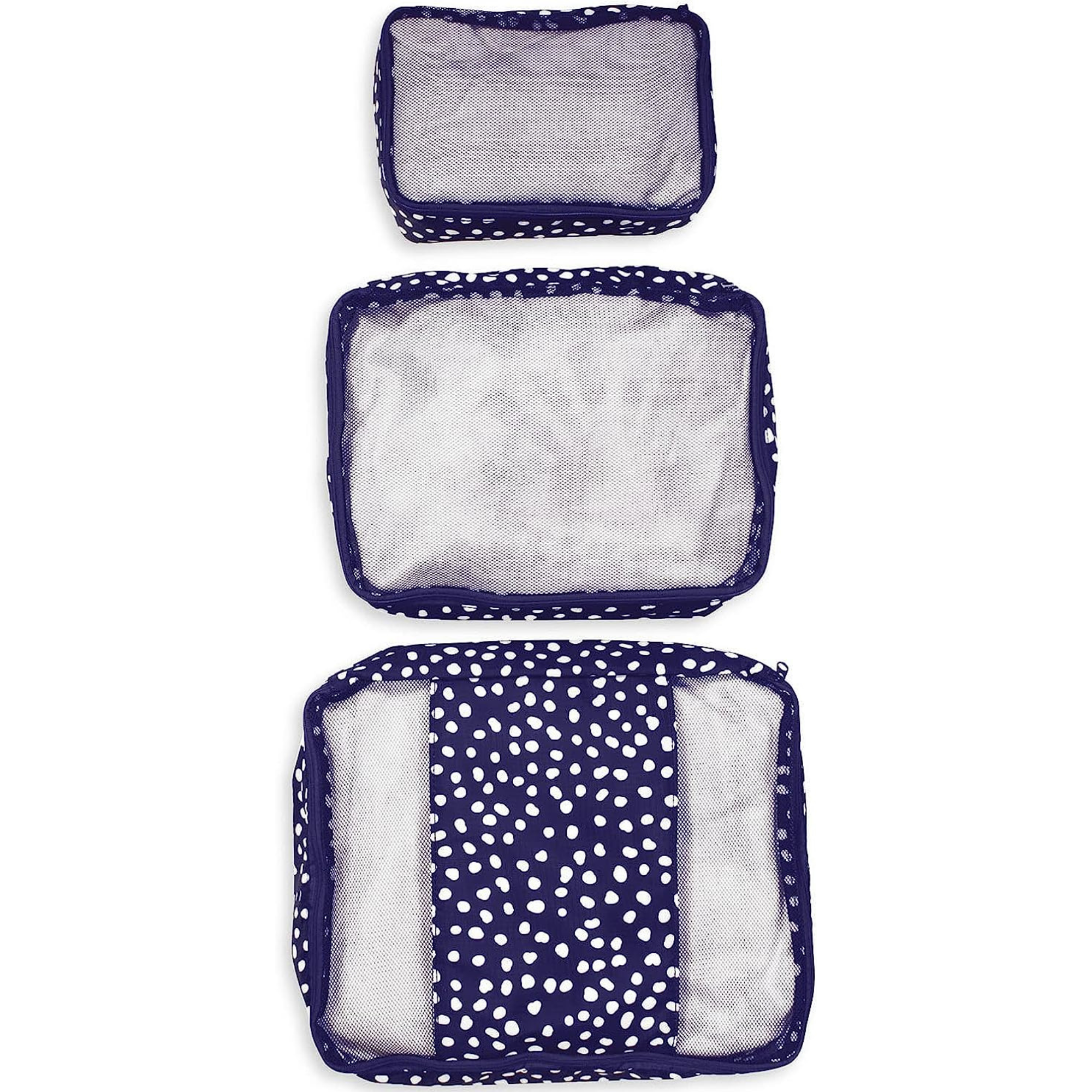 Polka dot packing cubes sales