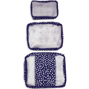 Packing Cubes, Navy Dot