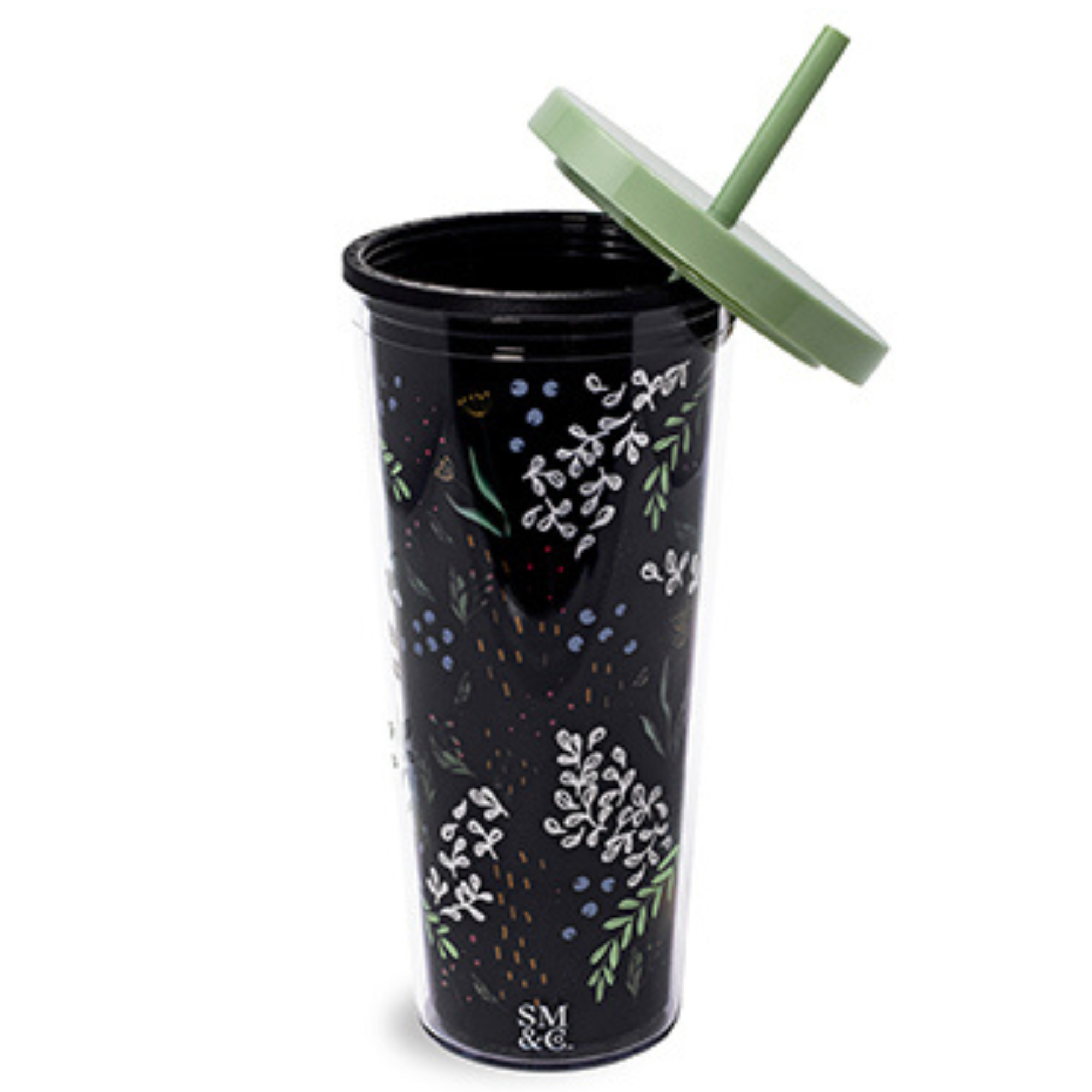 Tumbler with Straw, Mushroom