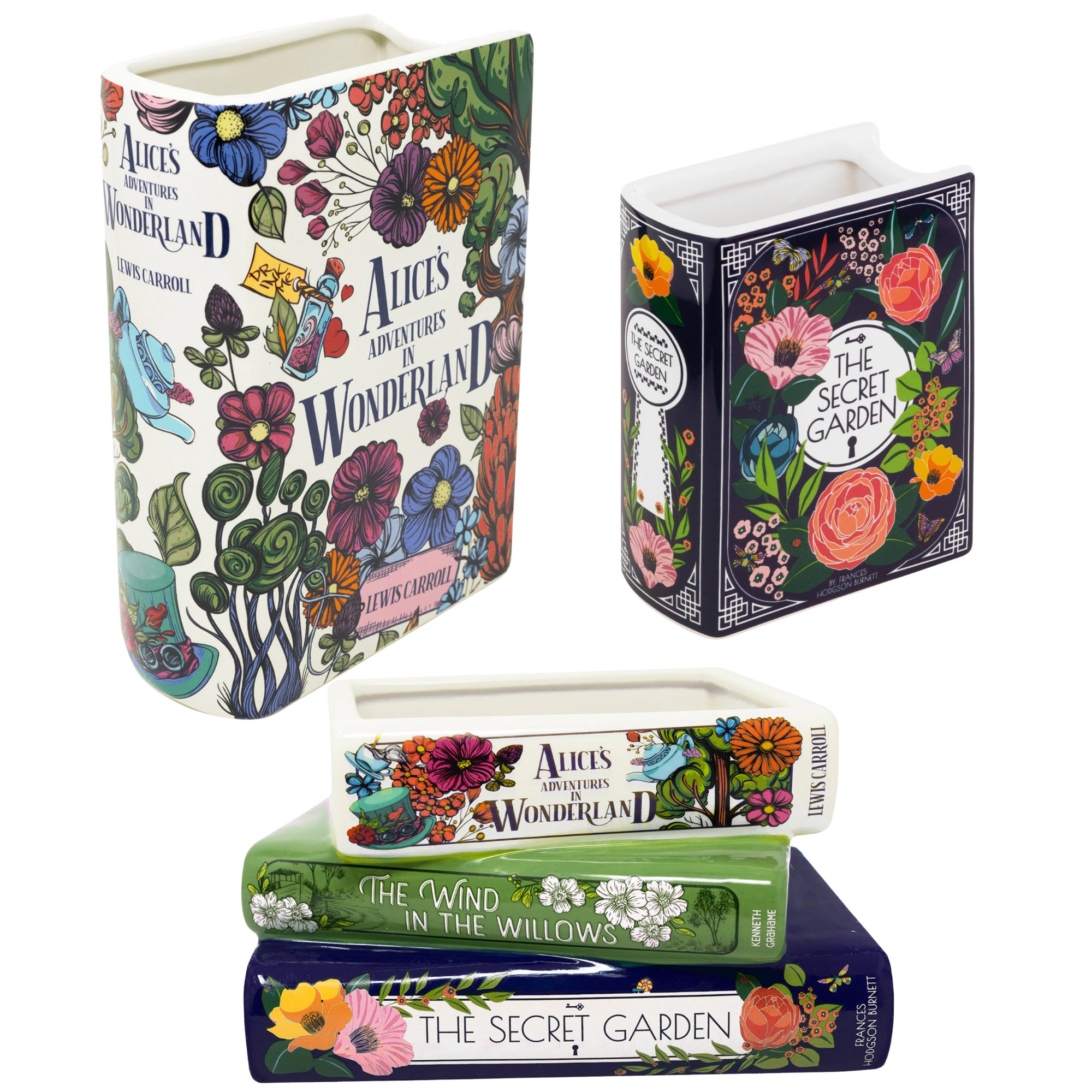 Whimsical Planter and Vases Bundle