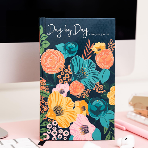Five Year Journal, Garden Blooms