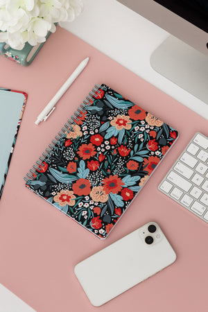 Mini Notebook, Folk Floral