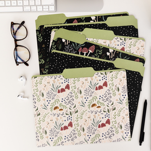File Folder Set of 9, Mushroom