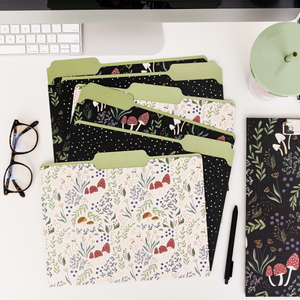 File Folder Set of 9, Mushroom