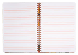 Mini Notebook, Orange Floral