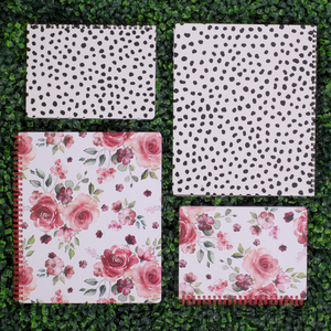 Mini Notebook, Black Dots
