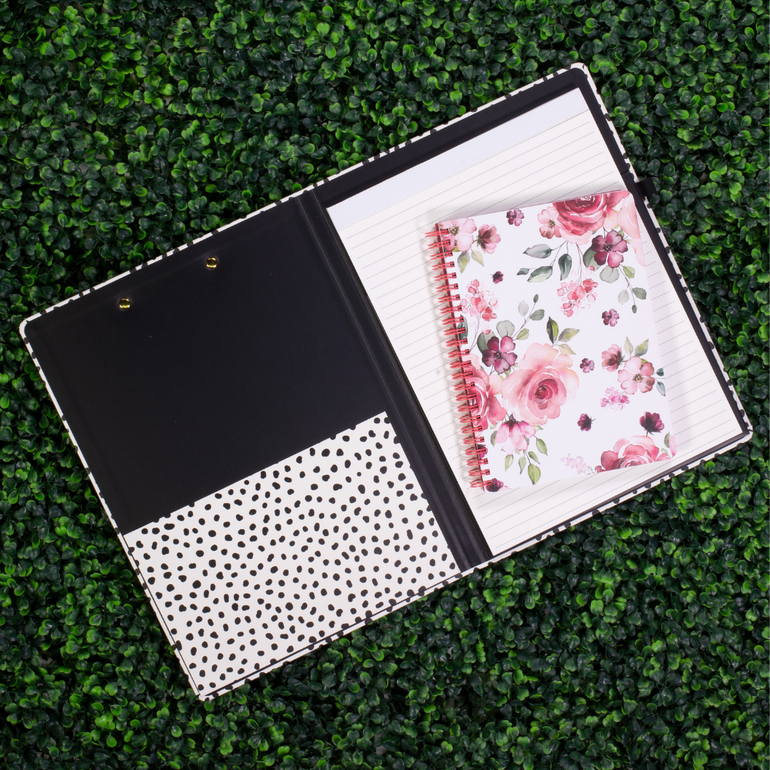Mini Notebook, Rose Floral