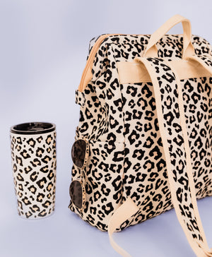 Stainless Steel Tumbler, Leopard