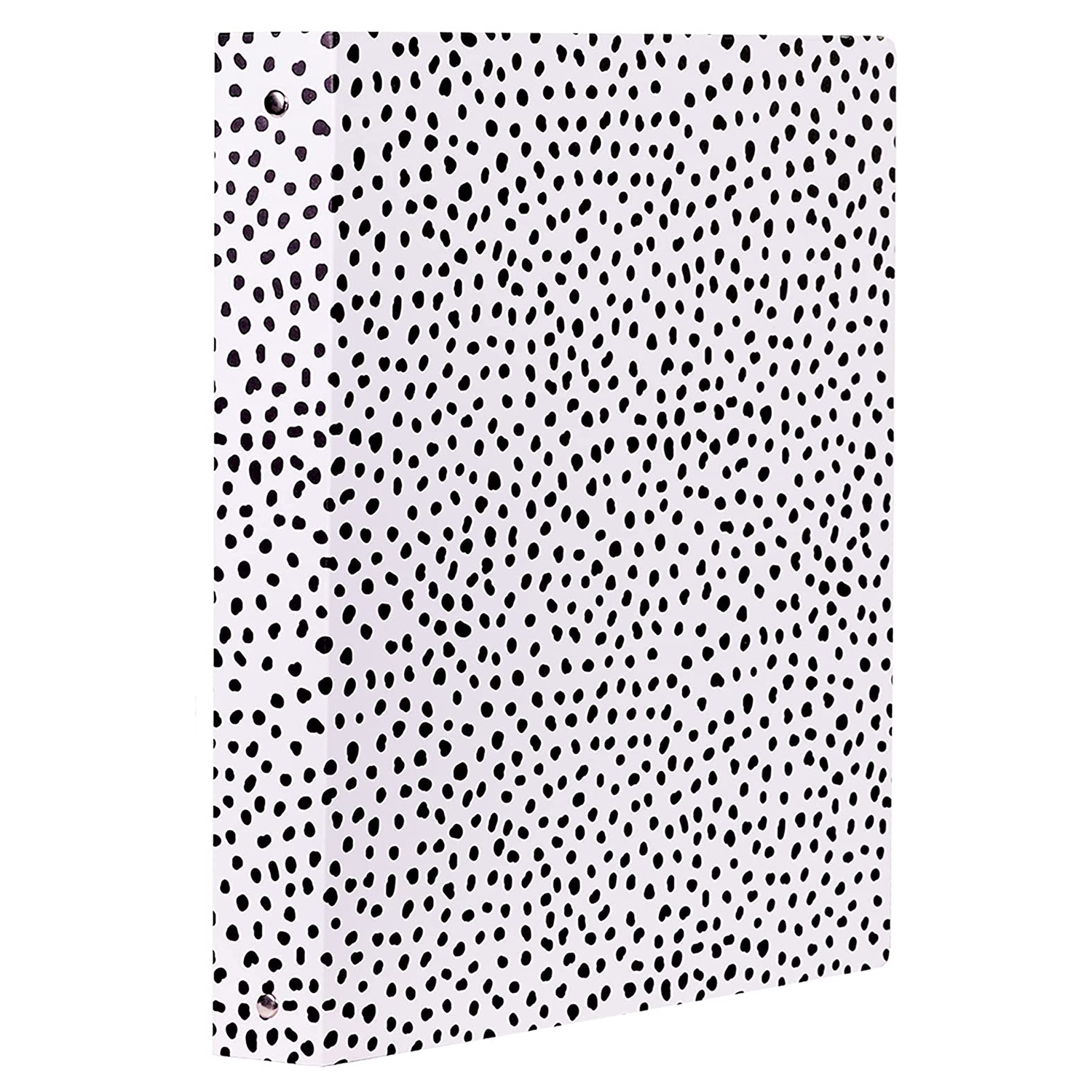 Three Ring Binder, Black Dots