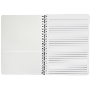 Mini Notebook, Black Gingham