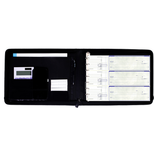 Zippered Check Binder, Keep It In Check