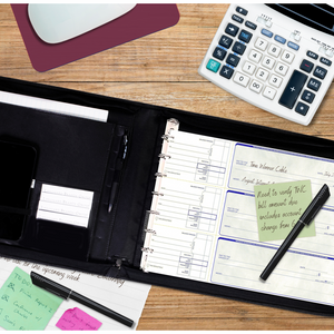 Zippered Check Binder, Keep It In Check