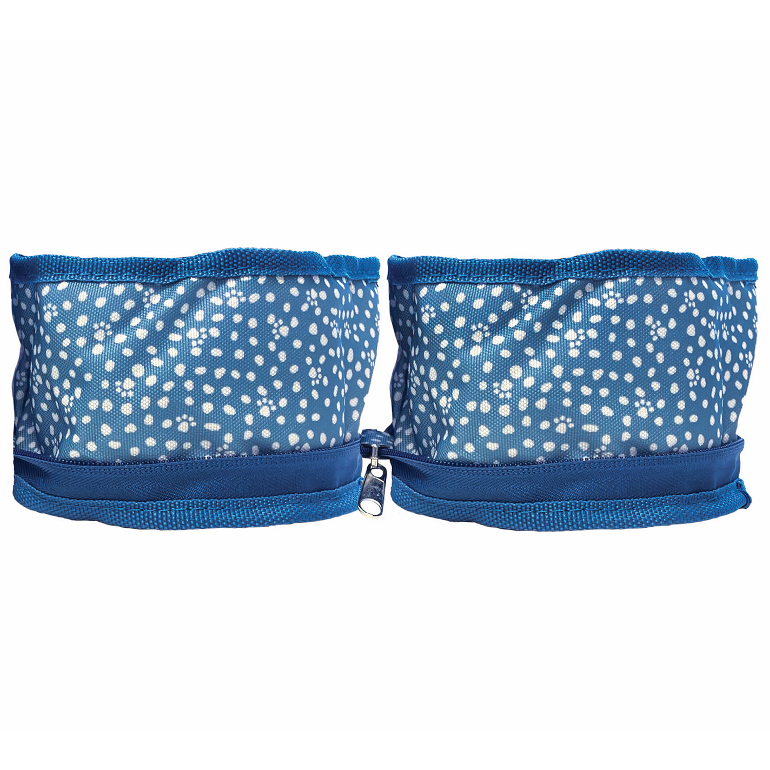 Travel Dog Bowl, Dog Paws and Dots