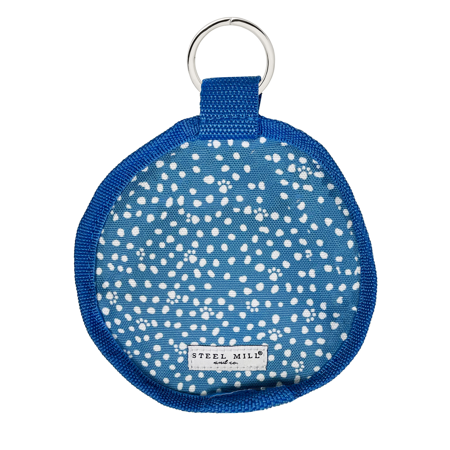 Travel Dog Bowl, Dog Paws and Dots
