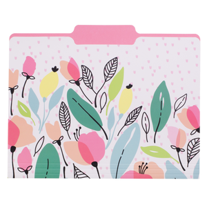 File Folder Set of 9, Pink Poppy
