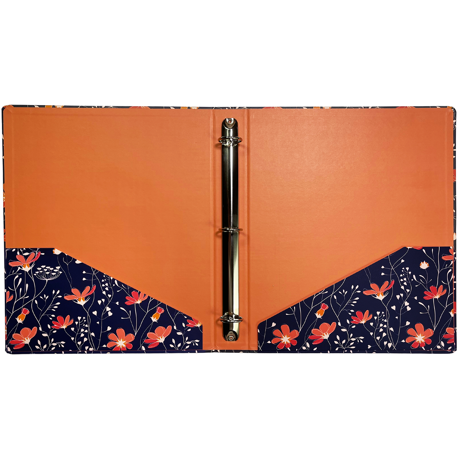 Three Ring Binder, Floral Vines