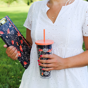 Thermal Mug, Floral Vines